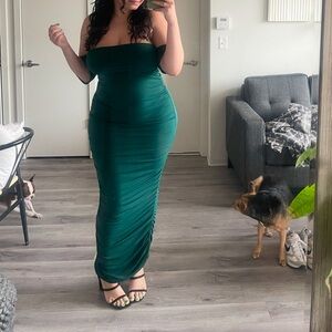 Emerald Body Con Dress